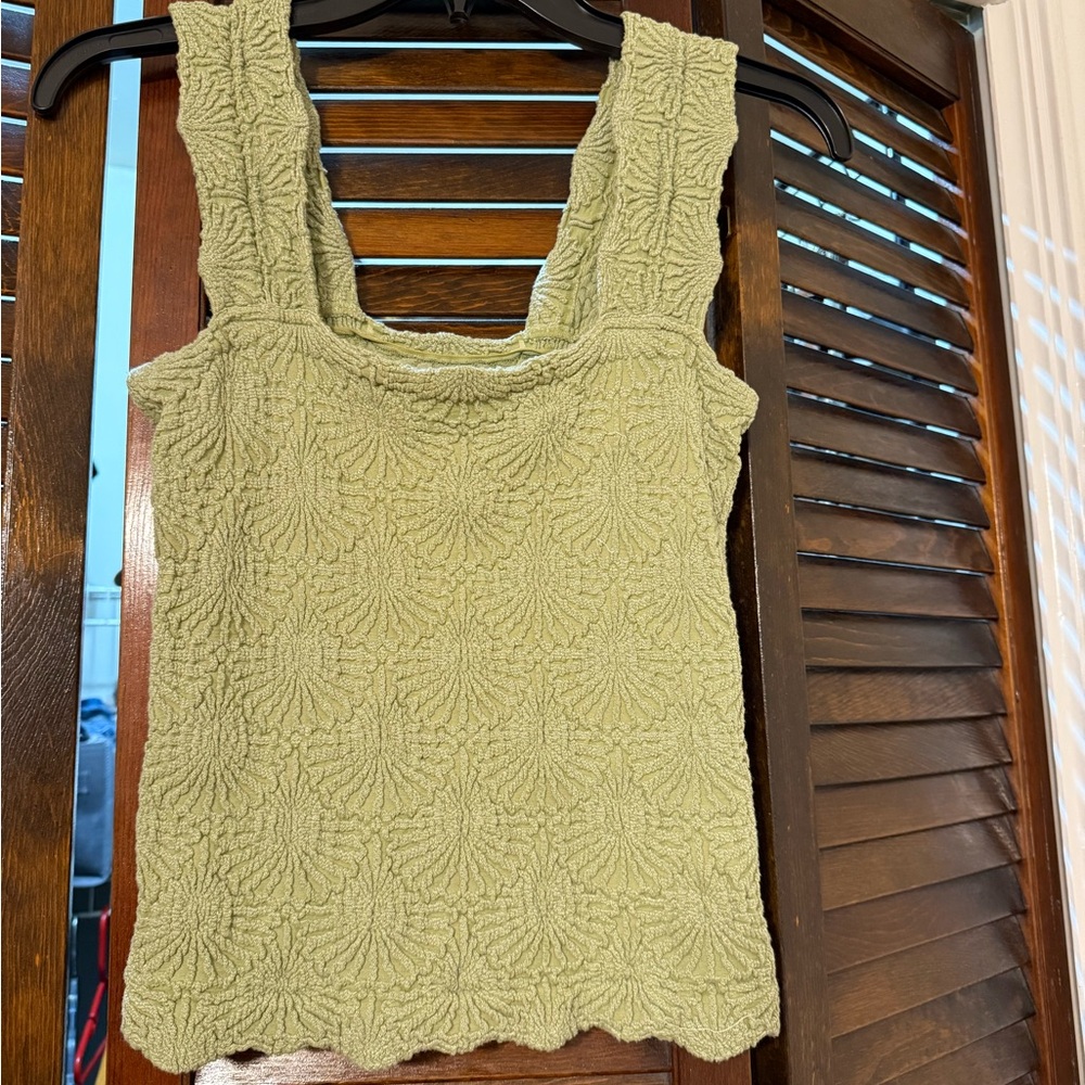 Free People Green Tank